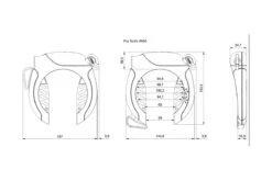 Antivol De Cadre Vélo à Clef Abus Tectic 4960 NR -Équipement De Vélo antivol de cadre velo a clef abus tectic 4960 nr 3