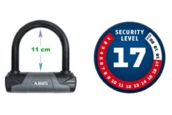 Antivol U SRA Abus CUH310HB MINI 8 Antivol U SRA Abus CUH310HB MINI -Équipement De Vélo antivol u sra abus cuh310hb mini 2