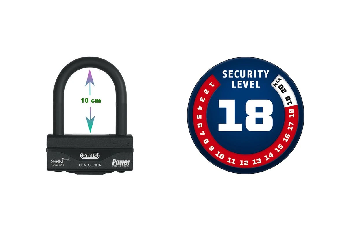Antivol U SRA Abus Granit Power 58 MINI 5 Antivol U SRA Abus Granit Power 58 MINI – Image 3