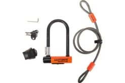 Antivol Vélo U Kryptonite Evolution Mini 7 Avec Câble KryptoFlex -Équipement De Vélo antivol velo u kryptonite evolution mini 7 avec cable kryptoflex 3