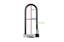 Antivol Vélo U Kryptonite Kryptolok Serie 2 LS -Équipement De Vélo antivol velo u kryptonite kryptolok serie 2 ls 3