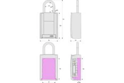 Boite à Clefs à Code Avec ANSE Abus KeyGarage™ 777 -Équipement De Vélo boite a clefs a code avec anse abus keygarage 777 4