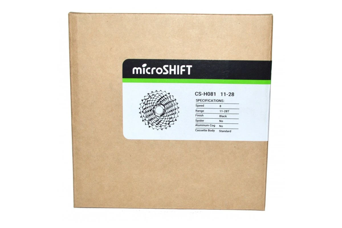 Cassette Route Microshift 8 Vitesses 11-28 R8 Noir 4 Cassette Route Microshift 8 Vitesses 11-28 R8 Noir – Image 2