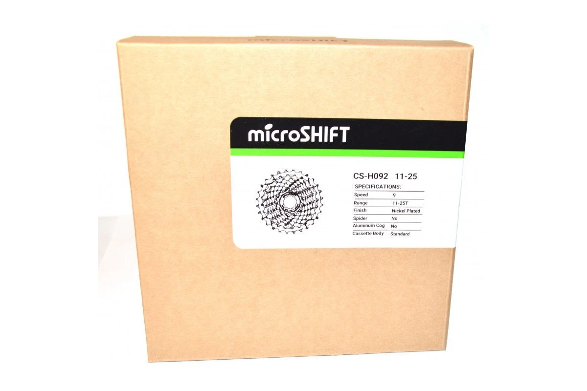 Cassette Route Microshift 9 Vitesses R9 Argent 4 Cassette Route Microshift 9 Vitesses R9 Argent – Image 2