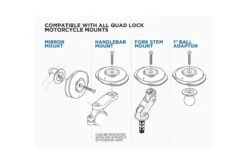 Chargeur à Induction Quad Lock 22 Chargeur à Induction Quad Lock -Équipement De Vélo chargeur a induction quad lock 9