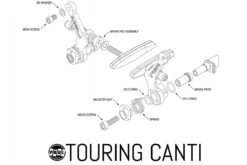 Étrier De Frein Cantilever Paul Componenents Touring -Équipement De Vélo etrier de frein cantilever paul componenents touring 2