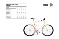 Kit Cadre Tracklocross BLB X Squid Bikes SO-EZ Ed Coated -Équipement De Vélo kit cadre tracklocross blb x squid bikes so ez ed coated 10