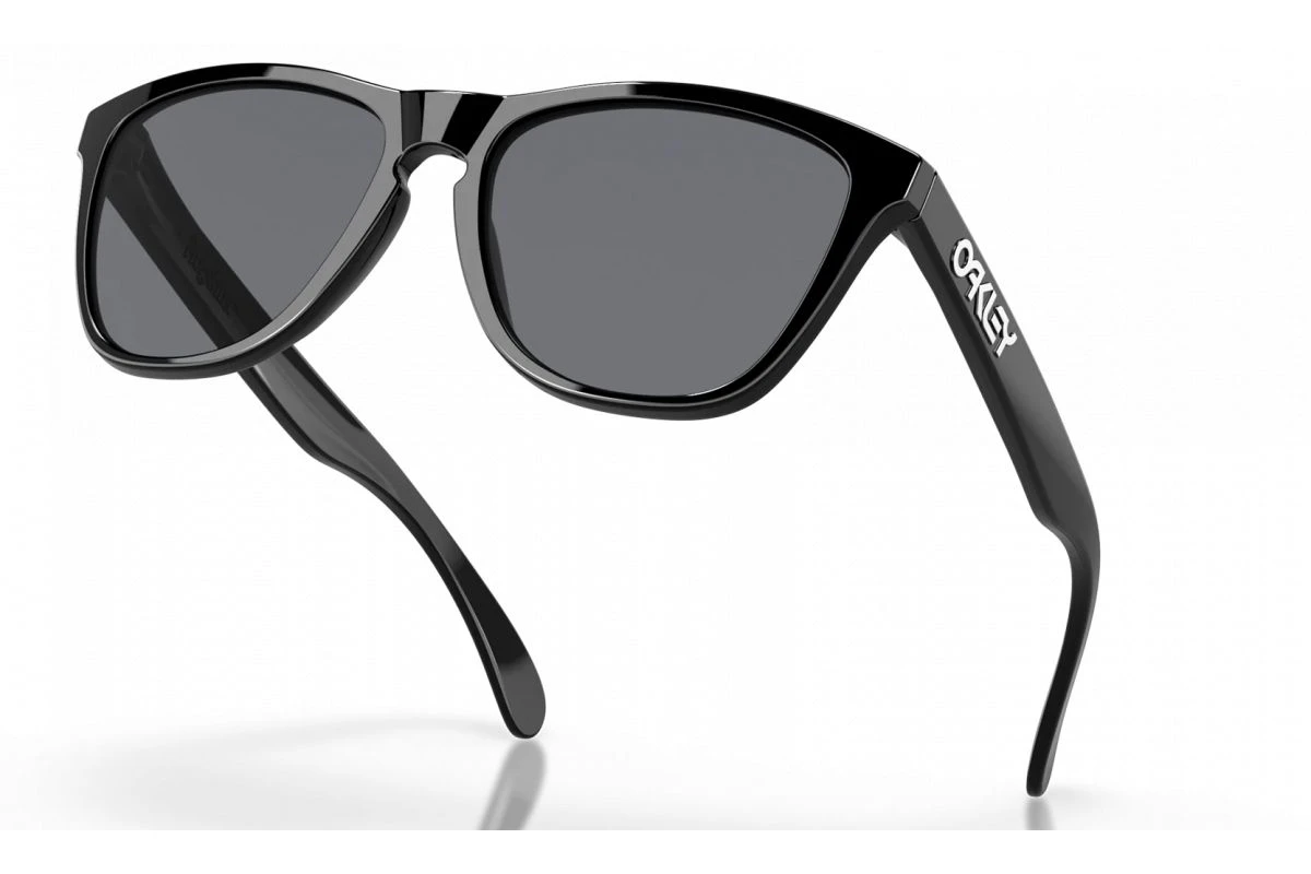 Lunettes De Soleil Oakley Frogskins - Polished Black HDO Grey 7 Lunettes De Soleil Oakley Frogskins - Polished Black HDO Grey – Image 5