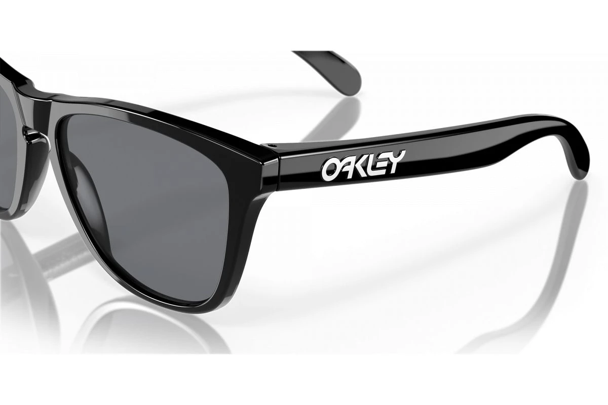 Lunettes De Soleil Oakley Frogskins - Polished Black HDO Grey 8 Lunettes De Soleil Oakley Frogskins - Polished Black HDO Grey – Image 6