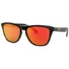 Lunettes De Soleil Oakley Frogskins - Polished Black Prizm Ruby -Équipement De Vélo lunettes de soleil oakley frogskins polished black prizm ruby