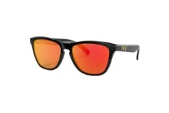 Lunettes De Soleil Oakley Frogskins - Polished Black Prizm Ruby