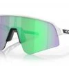 Lunettes De Soleil Oakley Sutro Lite Sweep - Matte White Prizm Road Jade