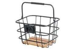 Panier Avant Amovible Pour Vélo ZEFAL Classic Bois Et Aluminium