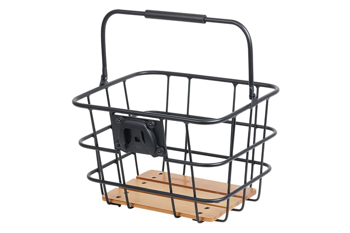 Panier Avant Amovible Pour Vélo ZEFAL Classic Bois Et Aluminium 3 Panier Avant Amovible Pour Vélo ZEFAL Classic Bois Et Aluminium