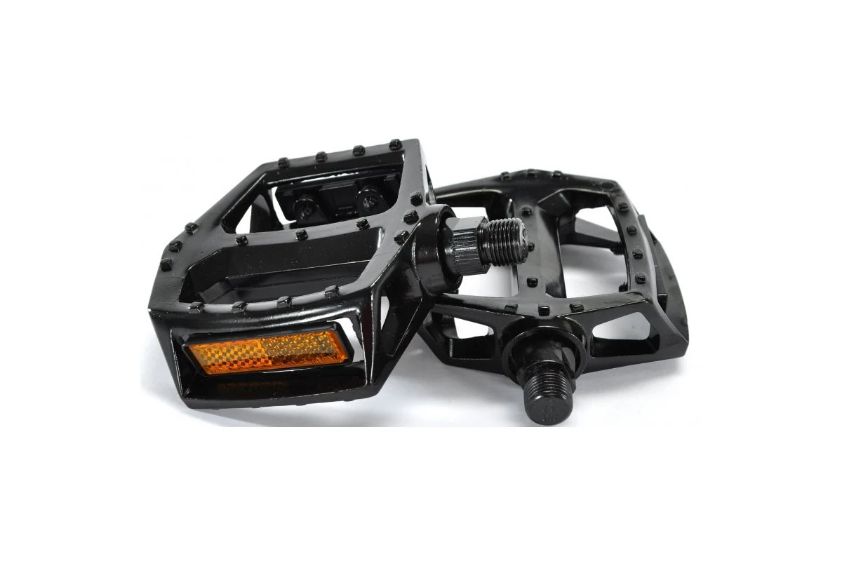 Pédales P&A VTT / BMX Alu Noir 4 Pédales P&A VTT / BMX Alu Noir – Image 2