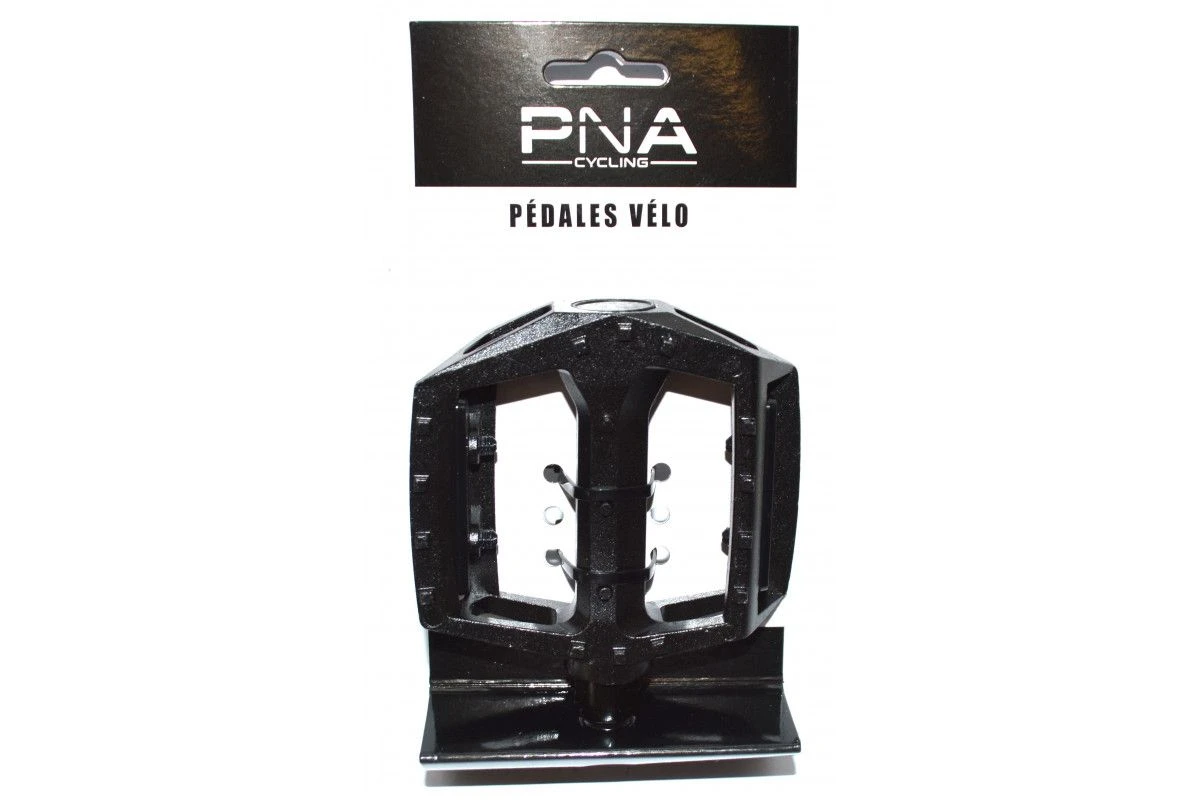 Pédales P&A VTT / BMX Alu Noir 6 Pédales P&A VTT / BMX Alu Noir – Image 4