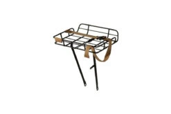 Porte-bagages Avant Basil Portland Noir Mat Avec Bordures