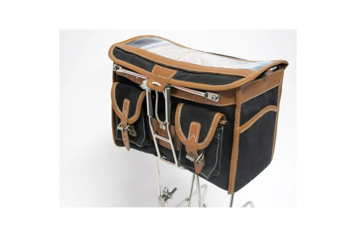 Porte-bagages Avant Vélo Orange Campeur 5 Porte-bagages Avant Vélo Orange Campeur – Image 3