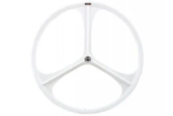 Roue à Bâtons 3 Spoke Blanche