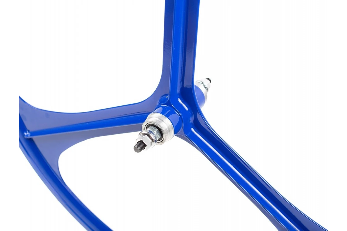 Roue à Bâtons 3 Spoke Bleue 4 Roue à Bâtons 3 Spoke Bleue – Image 2