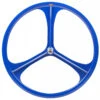 Roue à Bâtons 3 Spoke Bleue