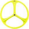 Roue à Bâtons 3 Spoke Jaune Fluo 1 Roue à Bâtons 3 Spoke Jaune Fluo -Équipement De Vélo roue a batons 3 spoke jaune fluo