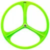 Roue à Bâtons 3 Spoke Verte -Équipement De Vélo roue a batons 3 spoke verte