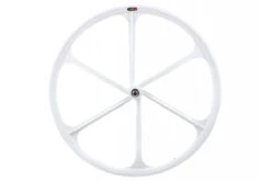 Roue à Bâtons 6 Spoke Blanche