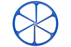 Roue à Bâtons 6 Spoke Bleue