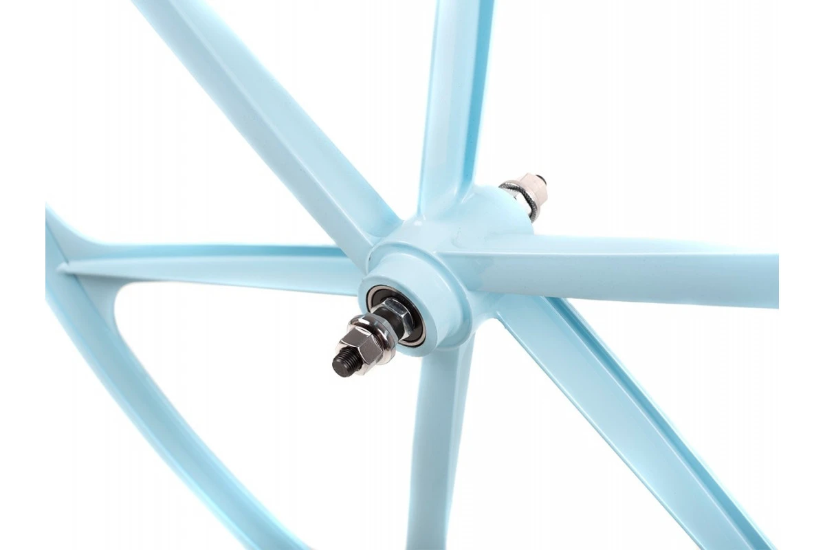 Roue à Bâtons 6 Spoke Bleue Ciel 4 Roue à Bâtons 6 Spoke Bleue Ciel – Image 2