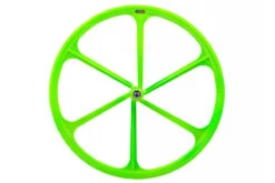 Roue à Bâtons 6 Spoke Verte Fluo