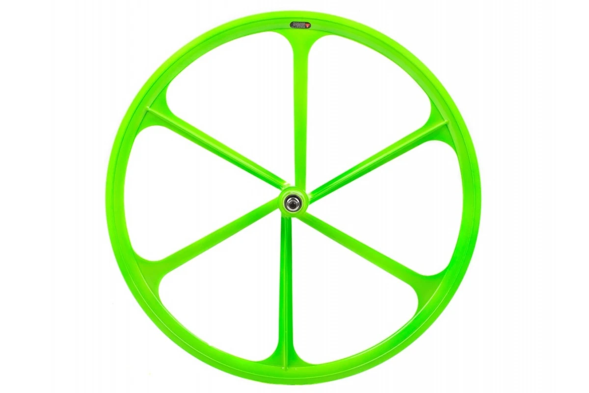 Roue à Bâtons 6 Spoke Verte Fluo 3 Roue à Bâtons 6 Spoke Verte Fluo