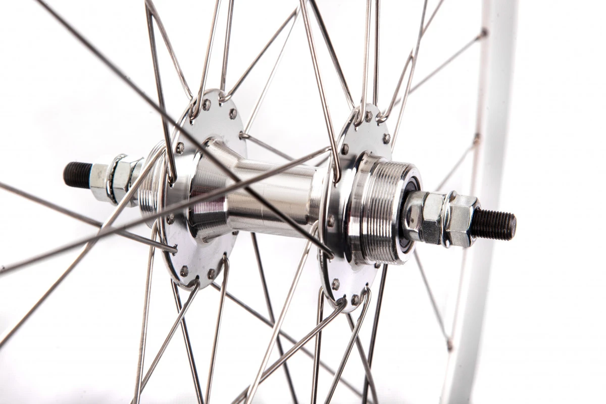 Roues Fixie / Singlespeed BeastyBike X Infiné Cycles B40 Argent 4 Roues Fixie / Singlespeed BeastyBike X Infiné Cycles B40 Argent – Image 2