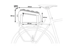 Sacoche à Fixation Sur Porte-bagages Zefal Z Traveler 40 - 9 L -Équipement De Vélo sacoche a fixation sur porte bagages zefal z traveler 40 9 l 4