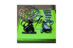 Set étrier De Frein Hydraulique à Tirage Mécanique Juin Tech F-1 -Équipement De Vélo set etrier de frein hydraulique a tirage mecanique juin tech f 1 2