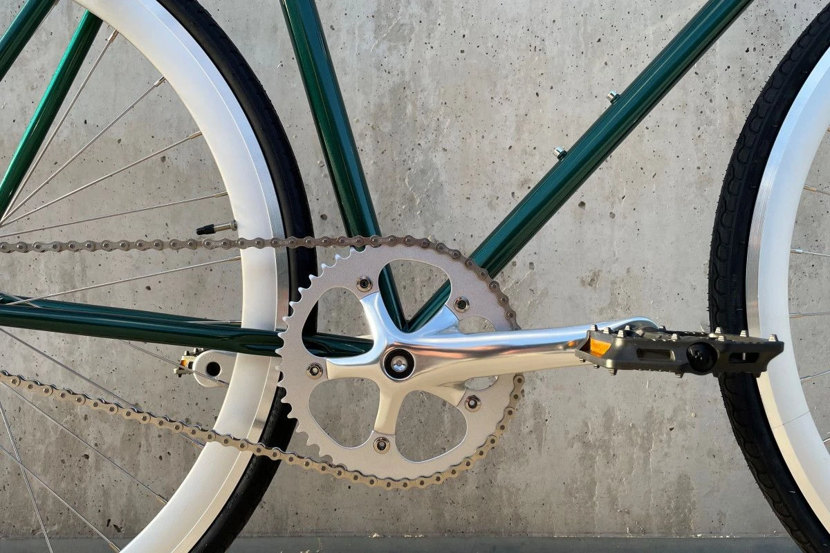 Vélo Fixie / Singlespeed InFiné Cycles - Vert Jaguar 5 Vélo Fixie / Singlespeed InFiné Cycles - Vert Jaguar – Image 3