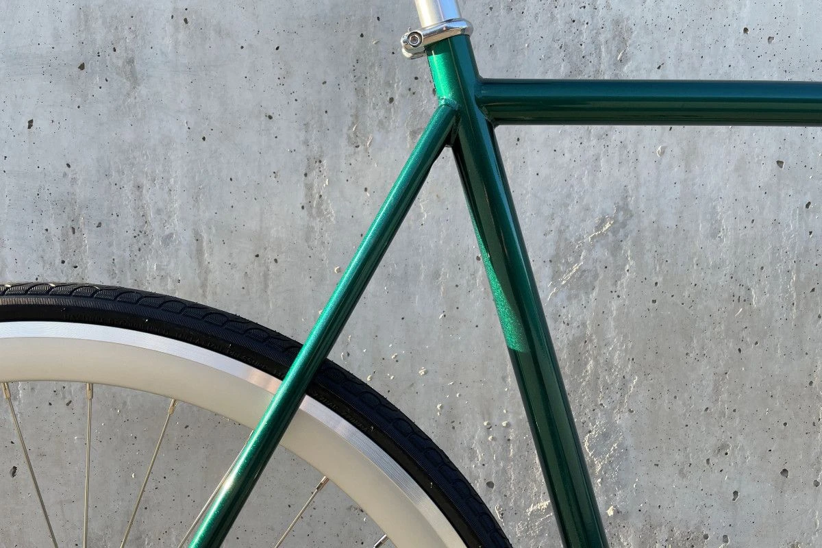 Vélo Fixie / Singlespeed InFiné Cycles - Vert Jaguar 7 Vélo Fixie / Singlespeed InFiné Cycles - Vert Jaguar – Image 5